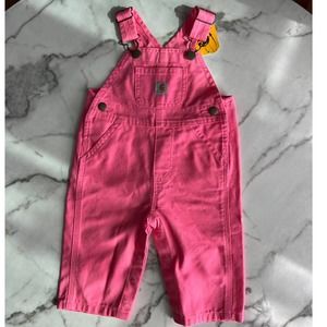 Carhartt Overalls in Pink- Size Baby 6M